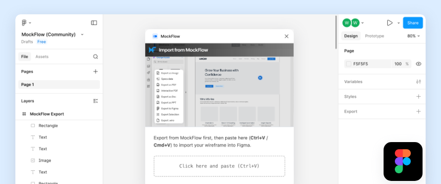 Export to Figma Success